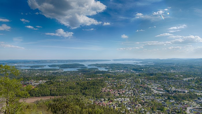 Utsiktsbilde i Bærum