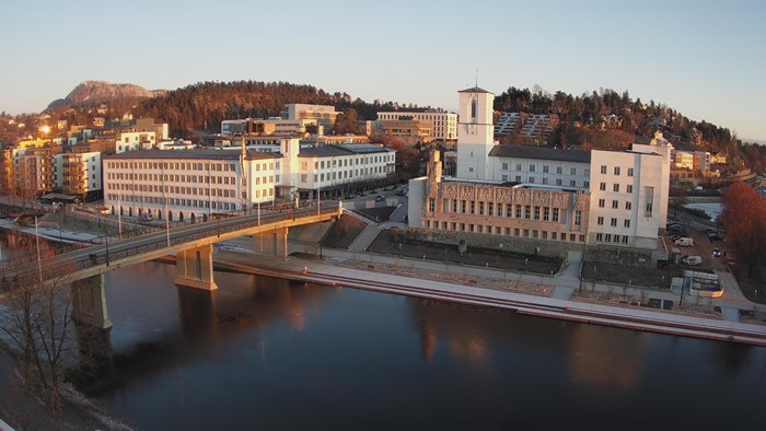 Elvepromenaden i Sandvika